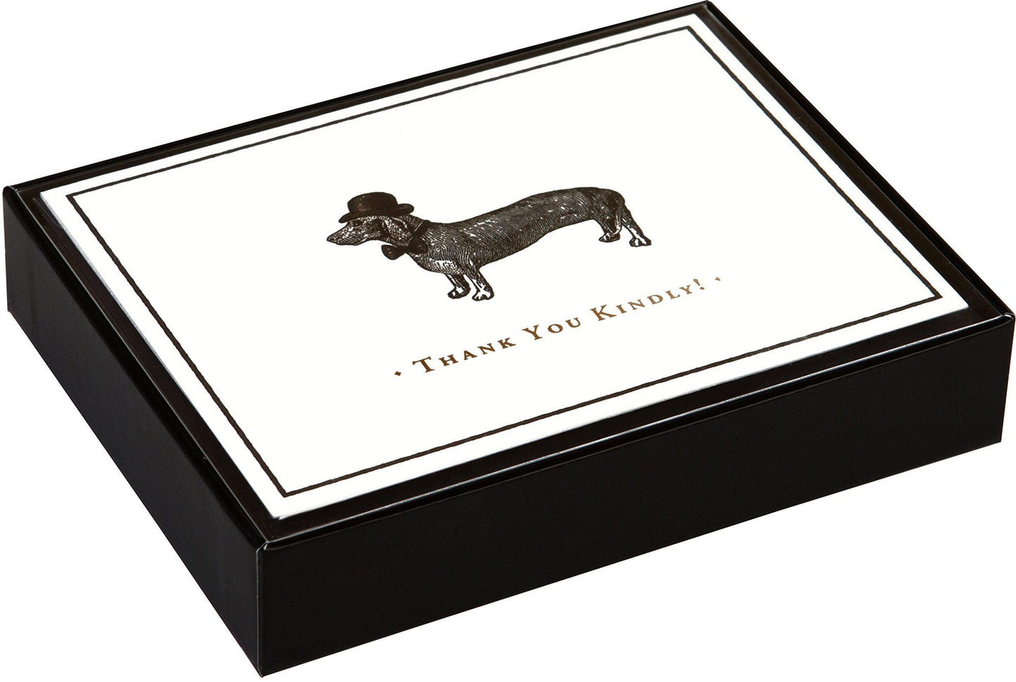 Alice Scott Vintage Prints Dapper Dachshund Luxe Thank You Notes