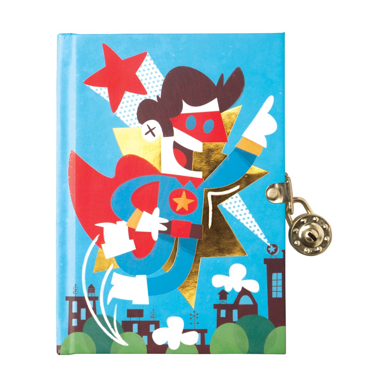 Superhero Locked Diary