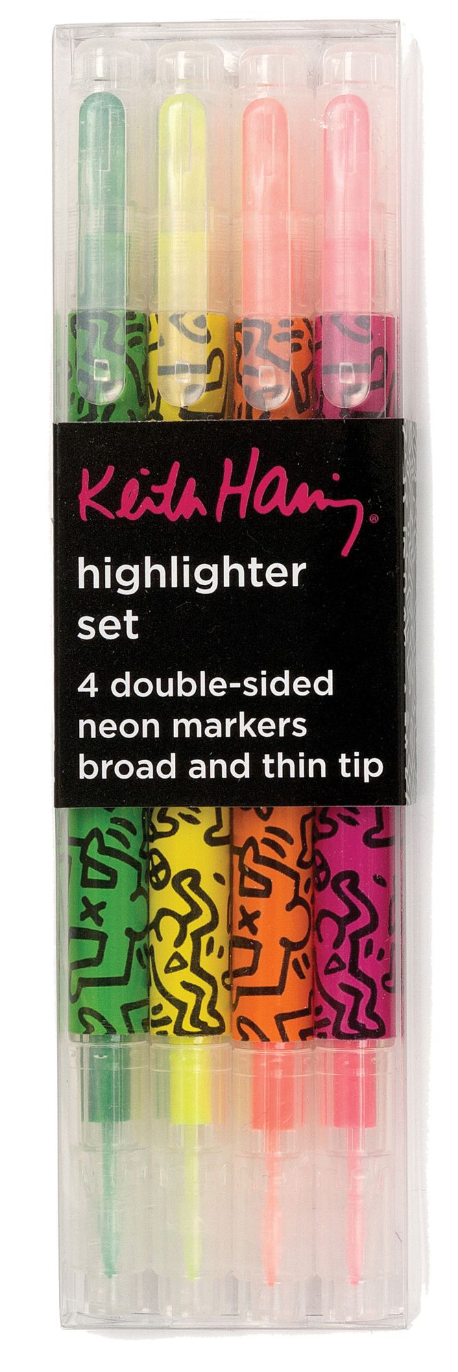 Keith Haring Highlighter Pen Set