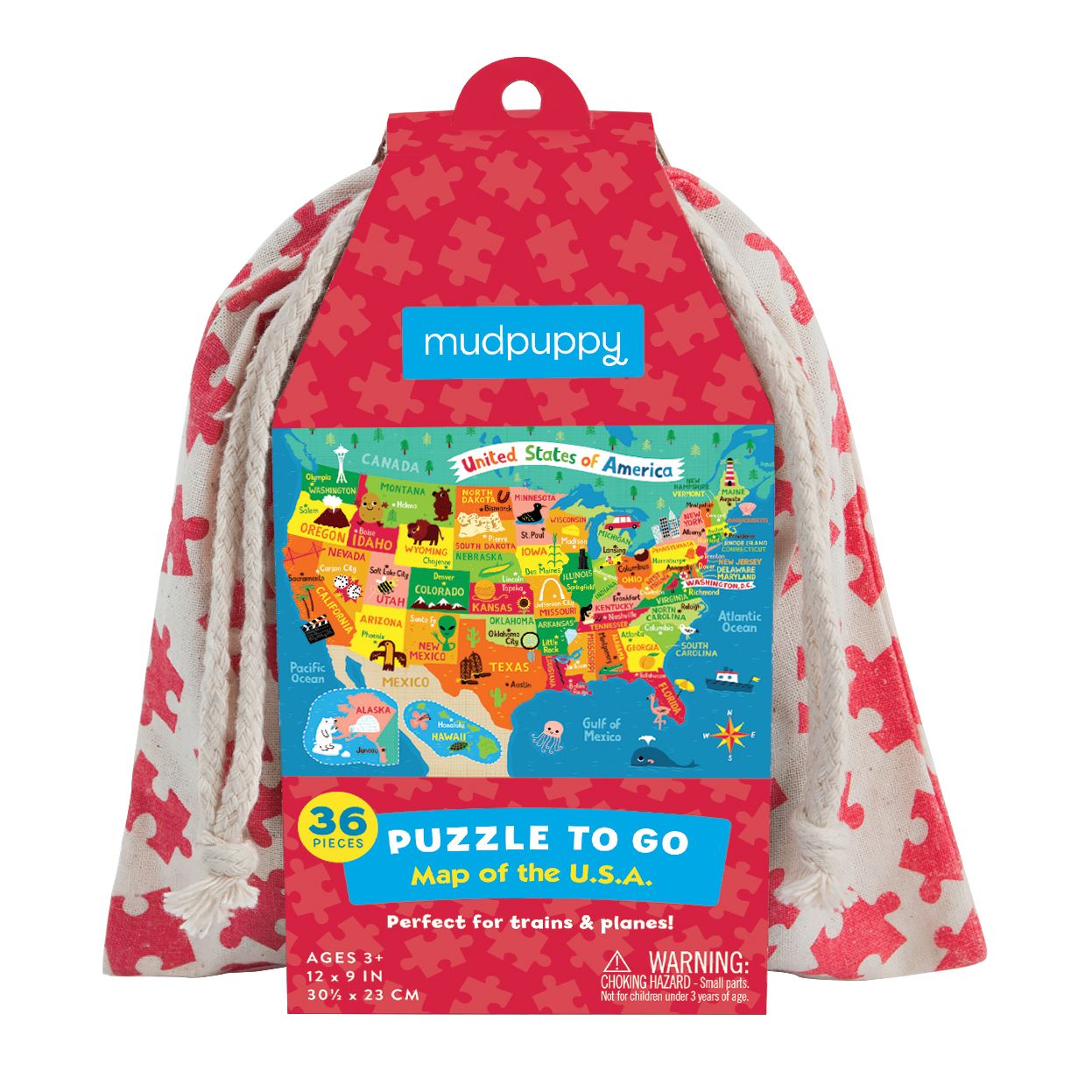 Map of The U.S.A. Puzzle to Go