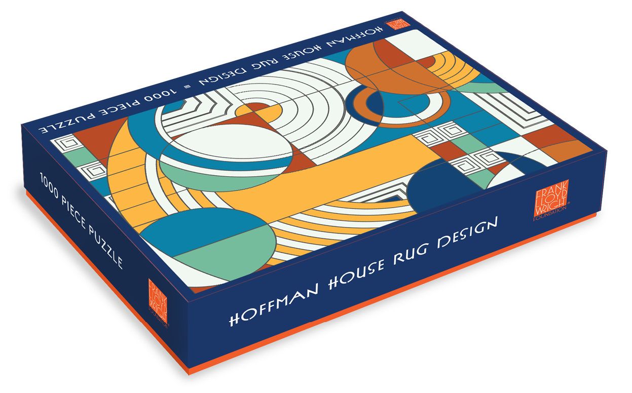 Frank Lloyd Wright Foundation Hoffman House Rug Design 1000 Piece Puzzle