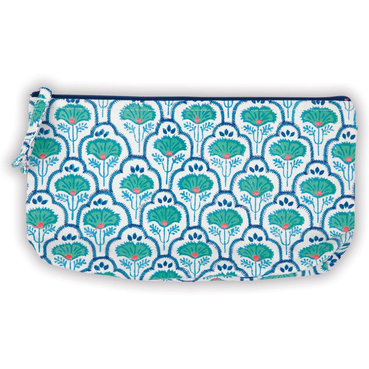 Petal and Vine Handmade Embroidered Pouch
