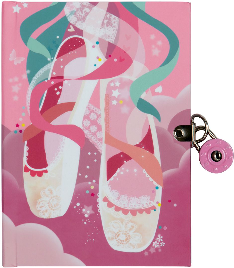 Ballet Slippers Locked Diary