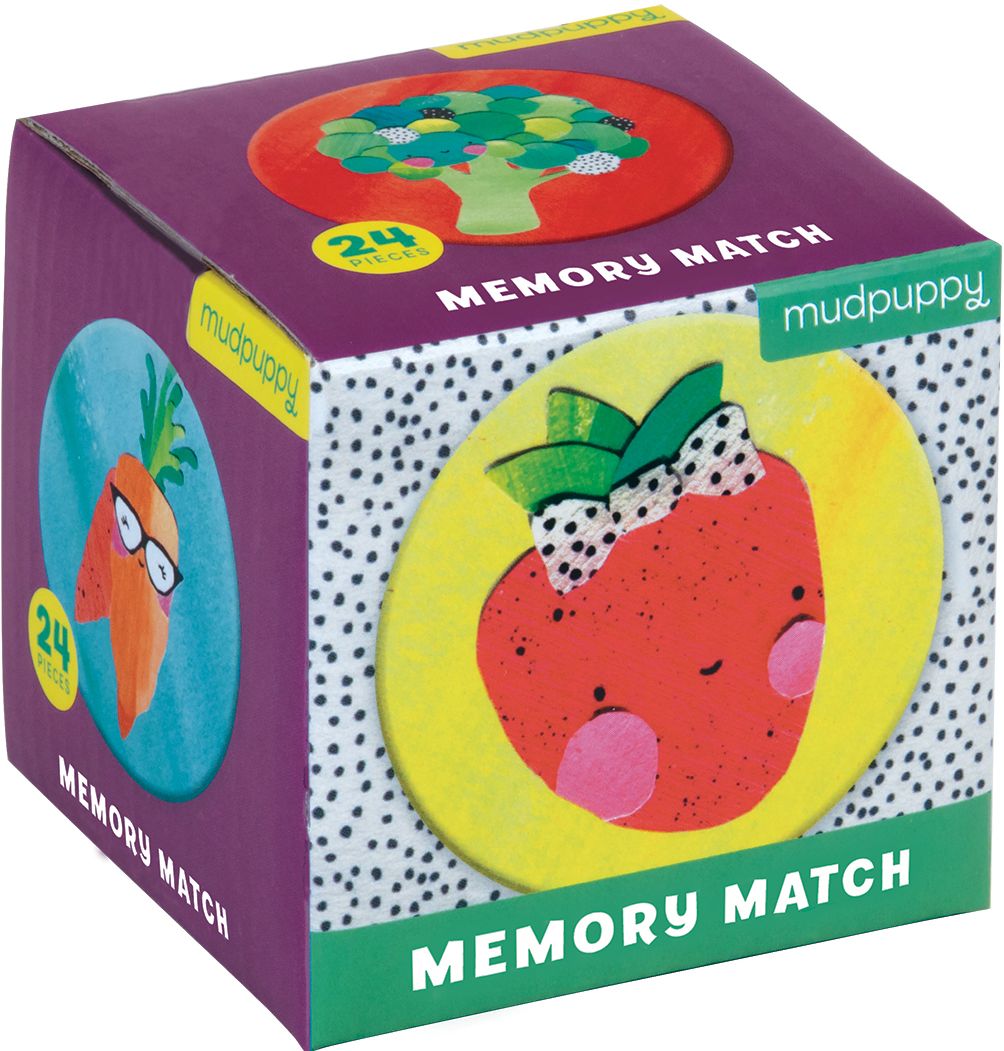 Fruits & Veggies Mini Memory Match Game