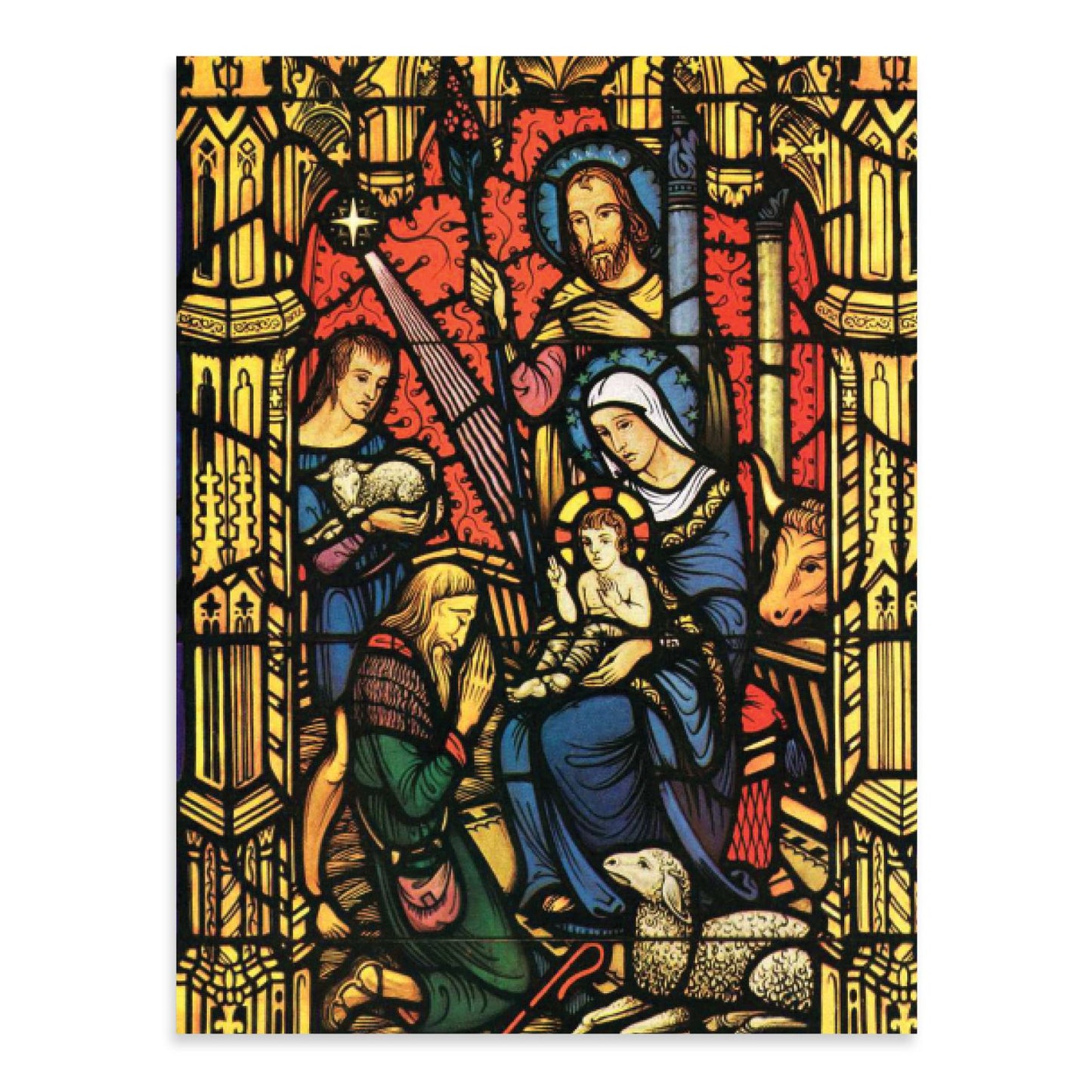 Adoration of the Lord Holiday Full Notecards
