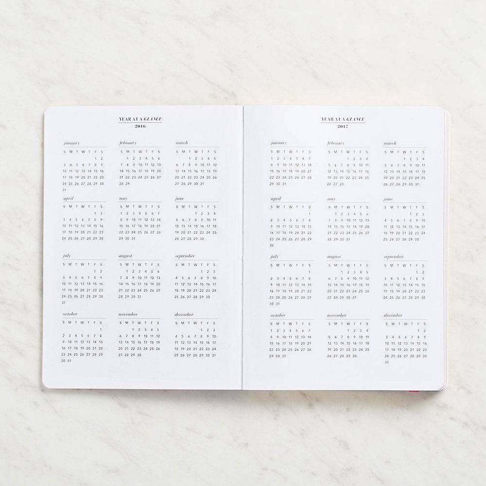 Painted Petals Undated Planner