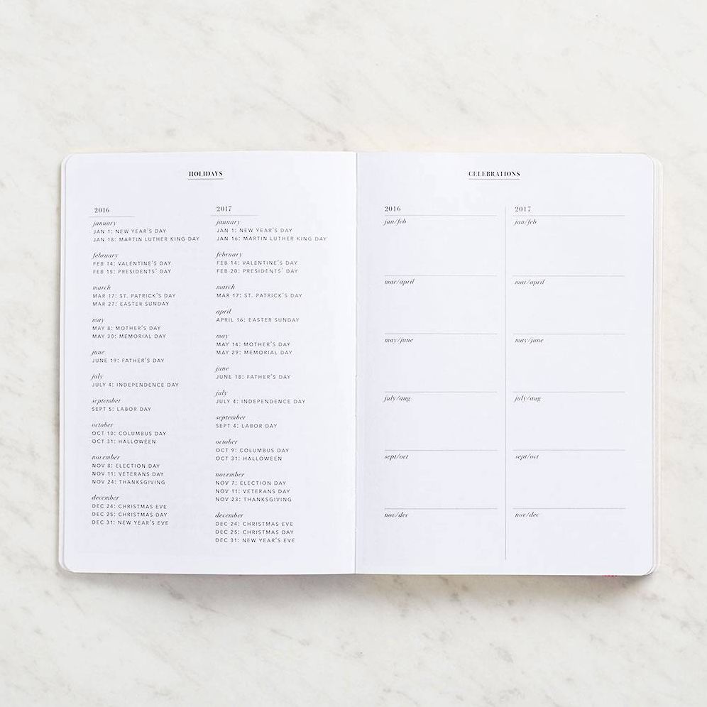 Painted Petals Undated Planner