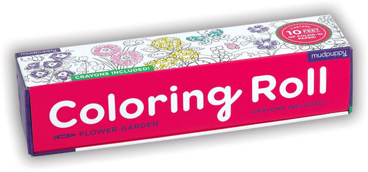 Flower Garden Coloring Roll