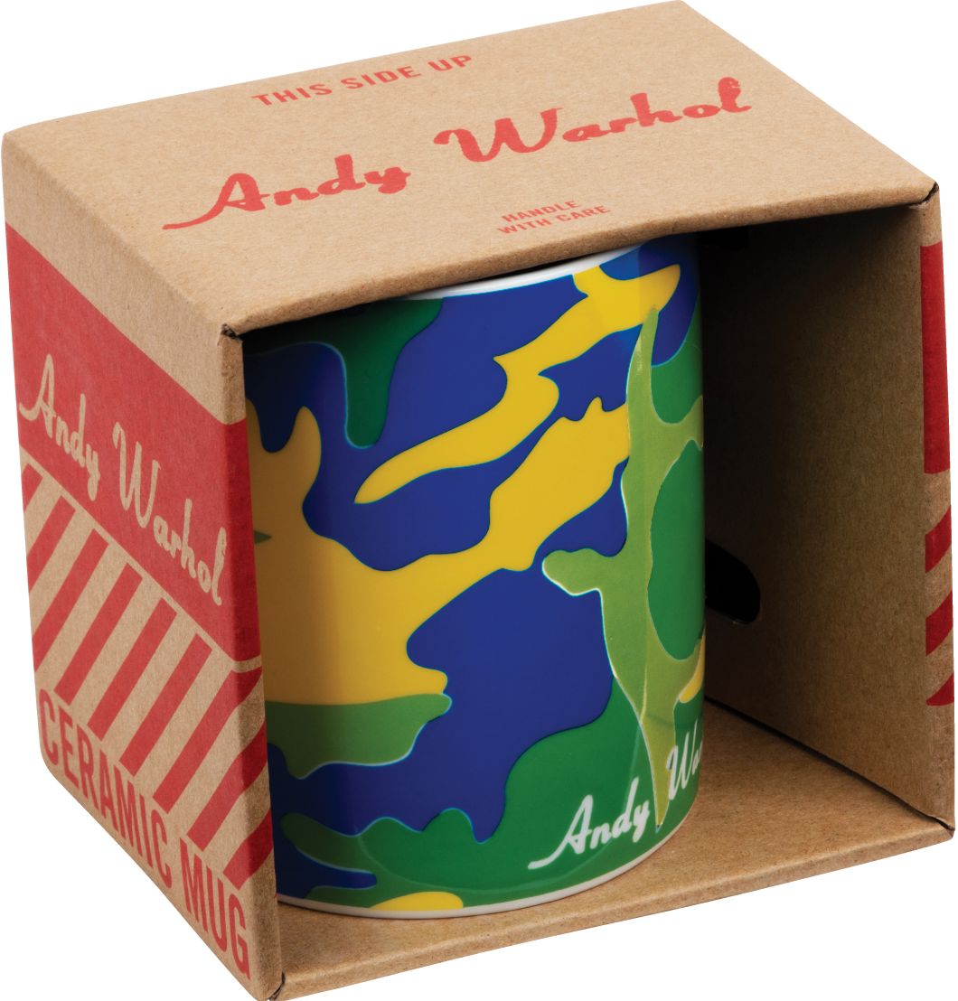 Andy Warhol Green Camouflage Mug