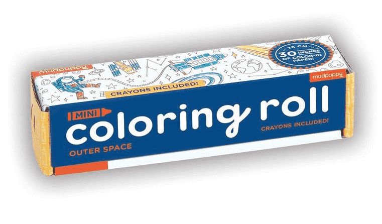 Outer Space Mini Coloring Roll