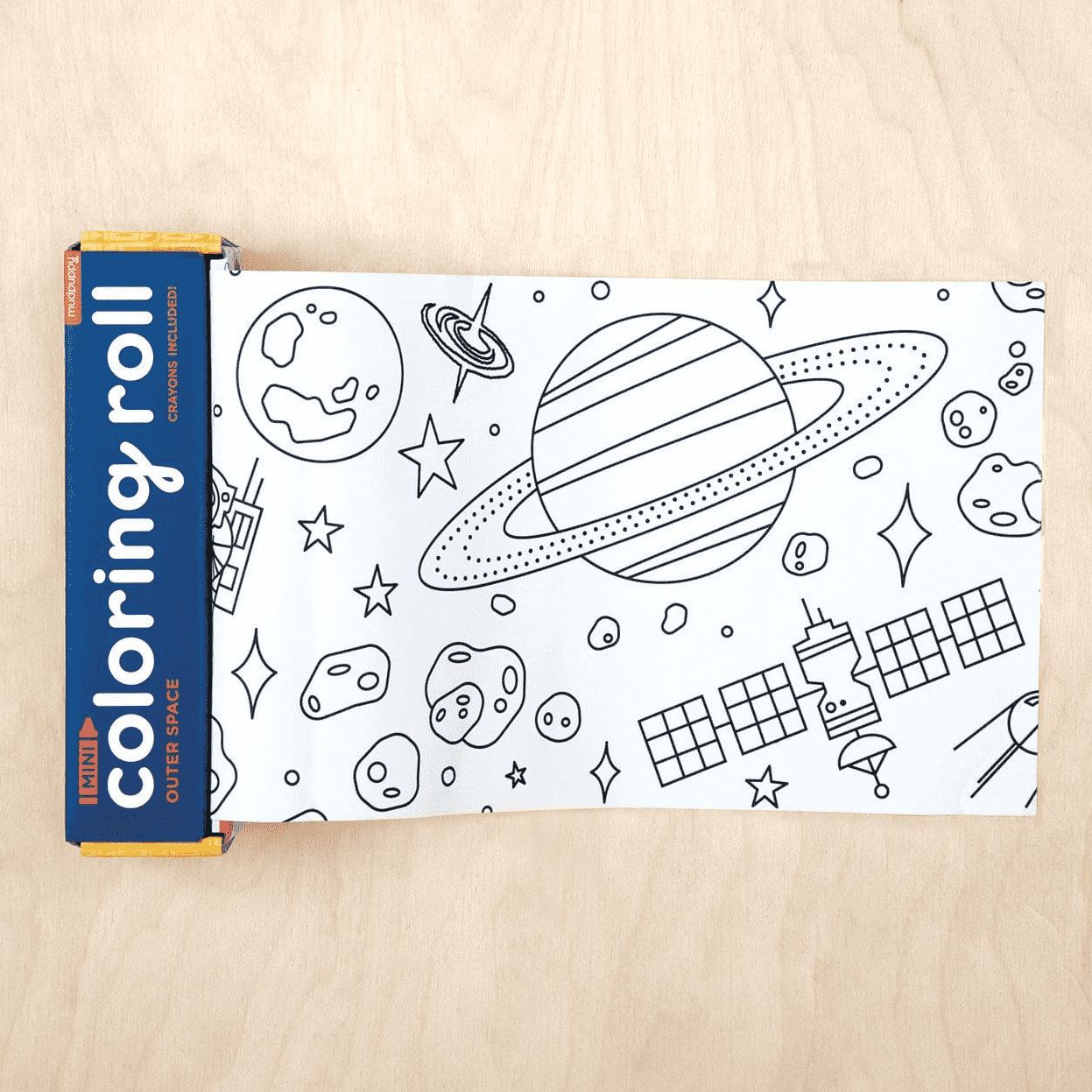 Outer Space Mini Coloring Roll