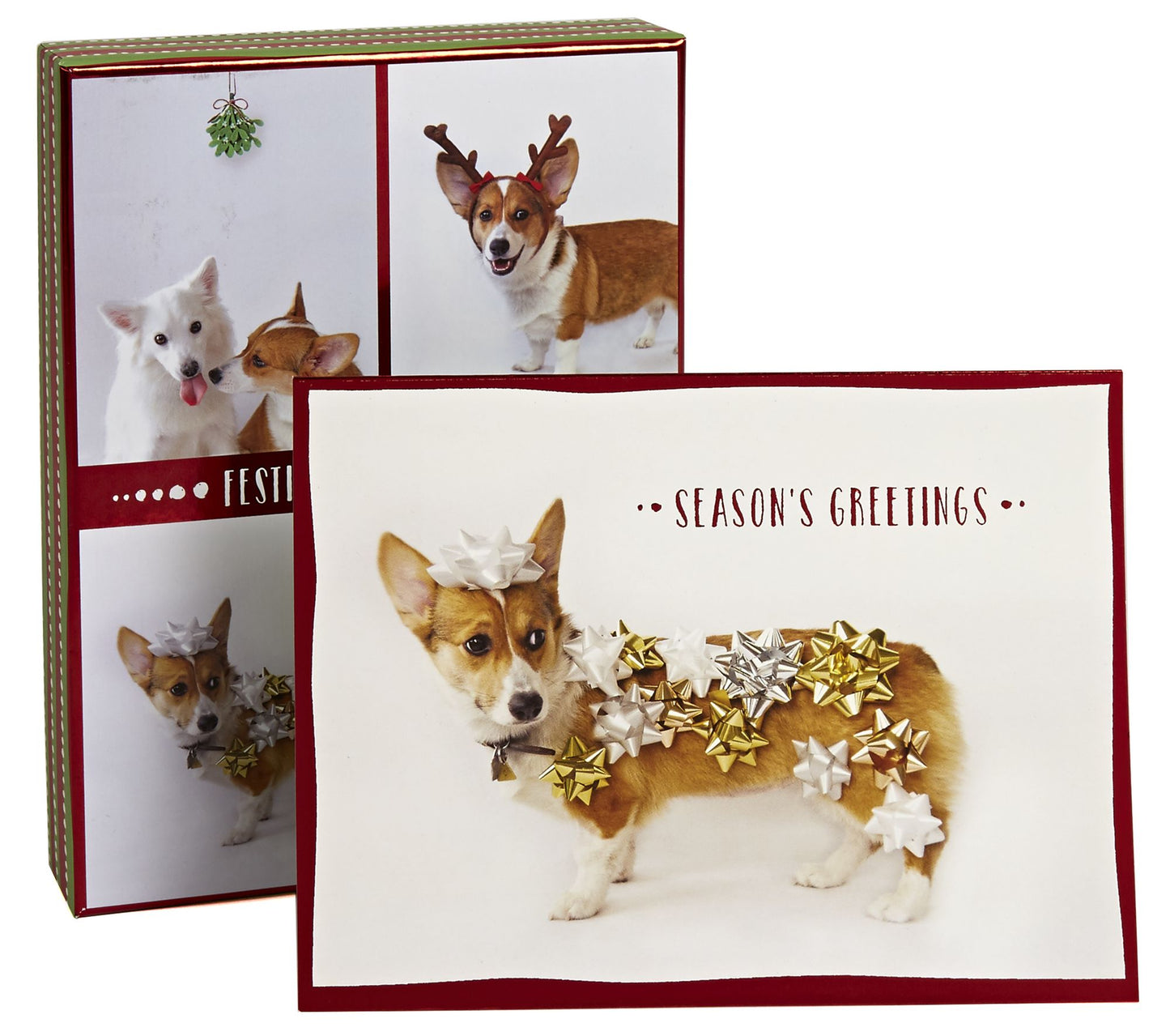 Festive Furry Friends Christmas Boxed Card