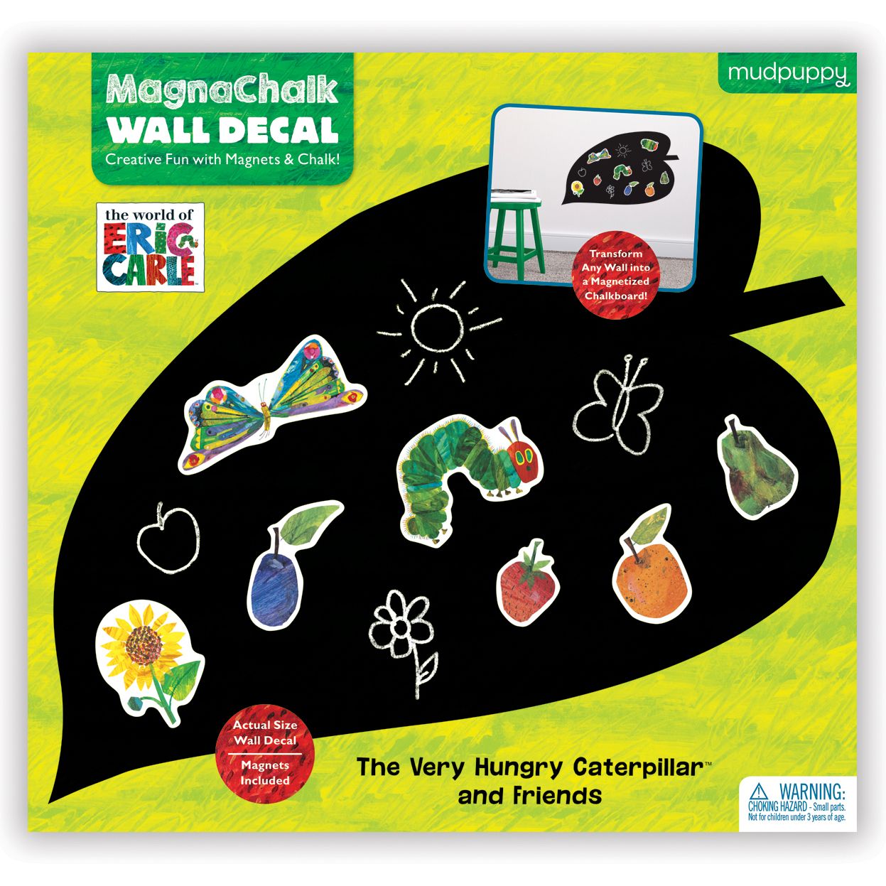 The World of Eric Carle(TM) The Very Hungry Catapillar(TM) and Friends Magnachalk Wall Decal