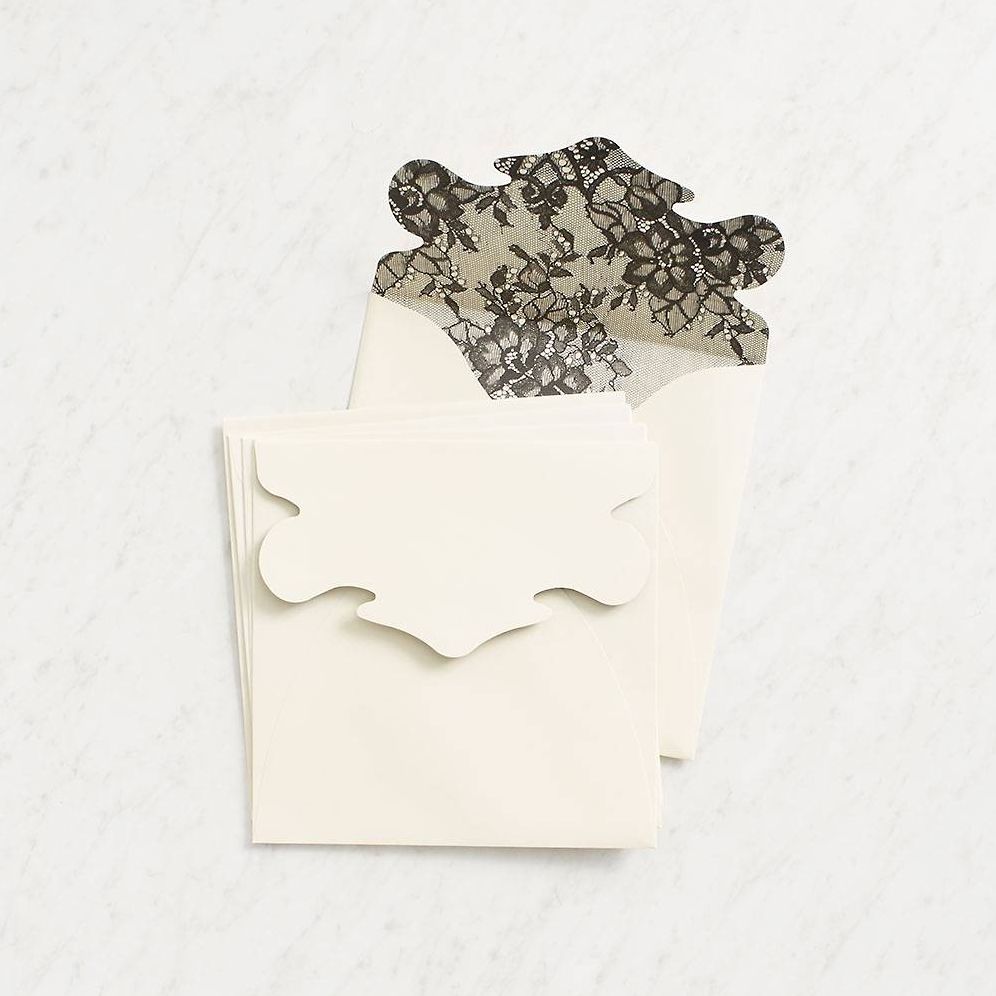 Christian Lacroix Frivolites Fan Diecut Boxed Notecards