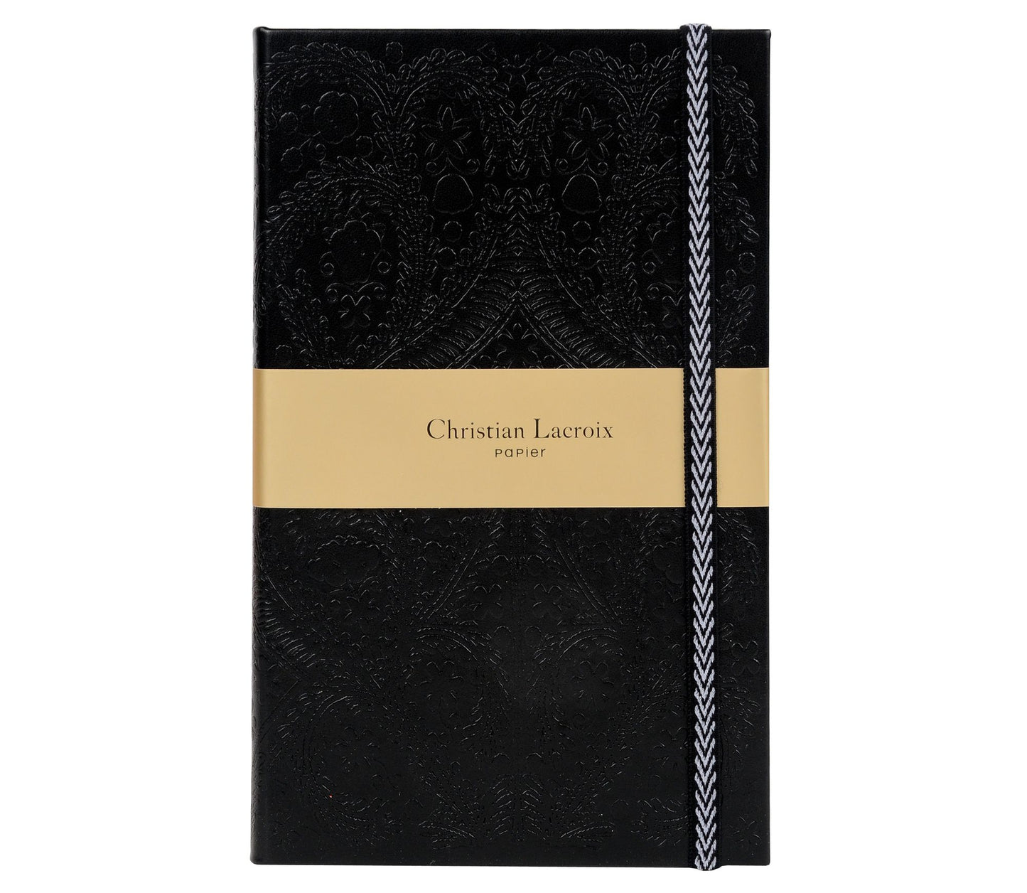 Christian LaCroix Paseo Black A5 Slim 8" X 5.25" Hardcover Journal