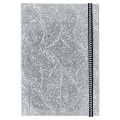 Christian LaCroix Silver B5 7" X 10" Paseo Notebook