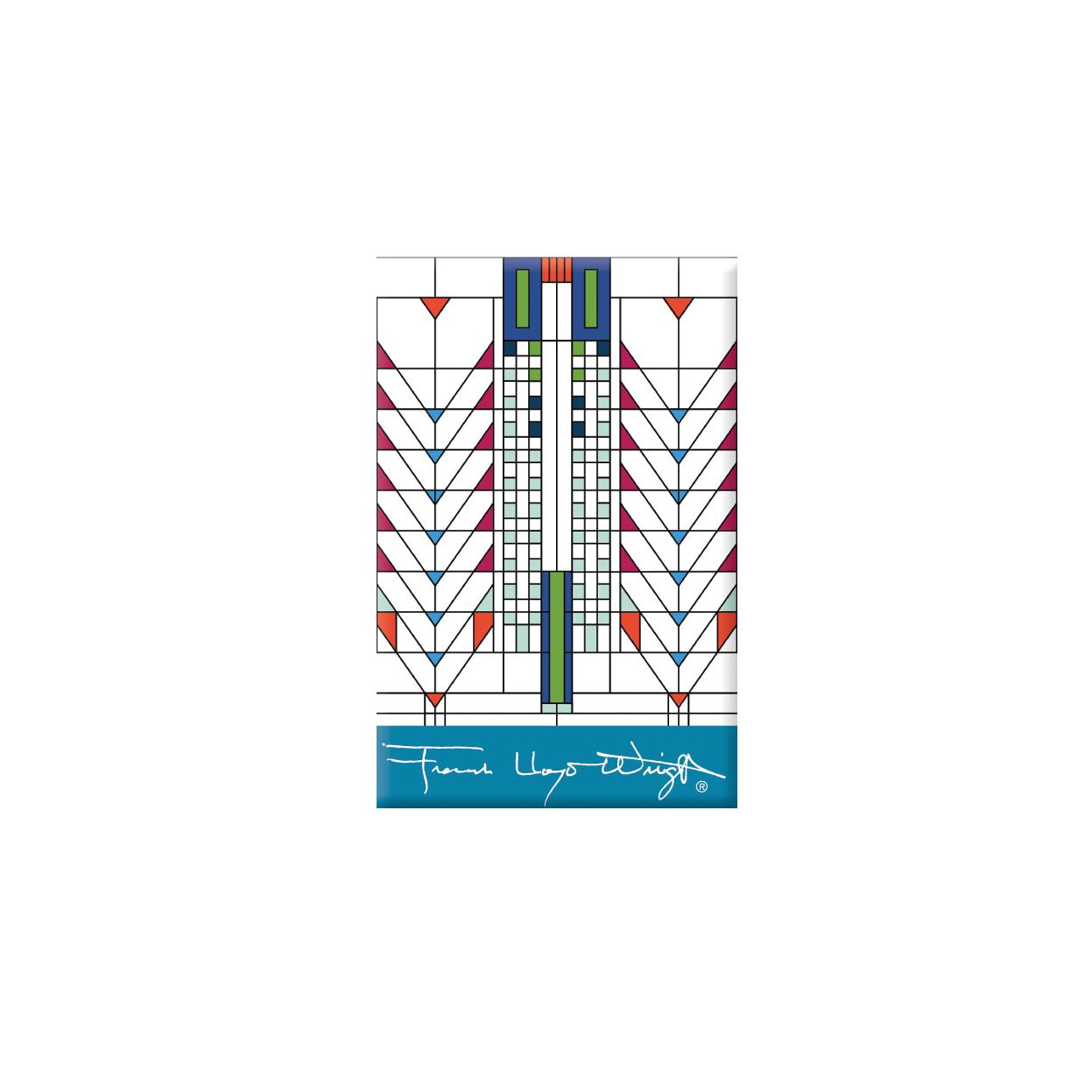 Frank Lloyd Wright Tree of Life Magnet