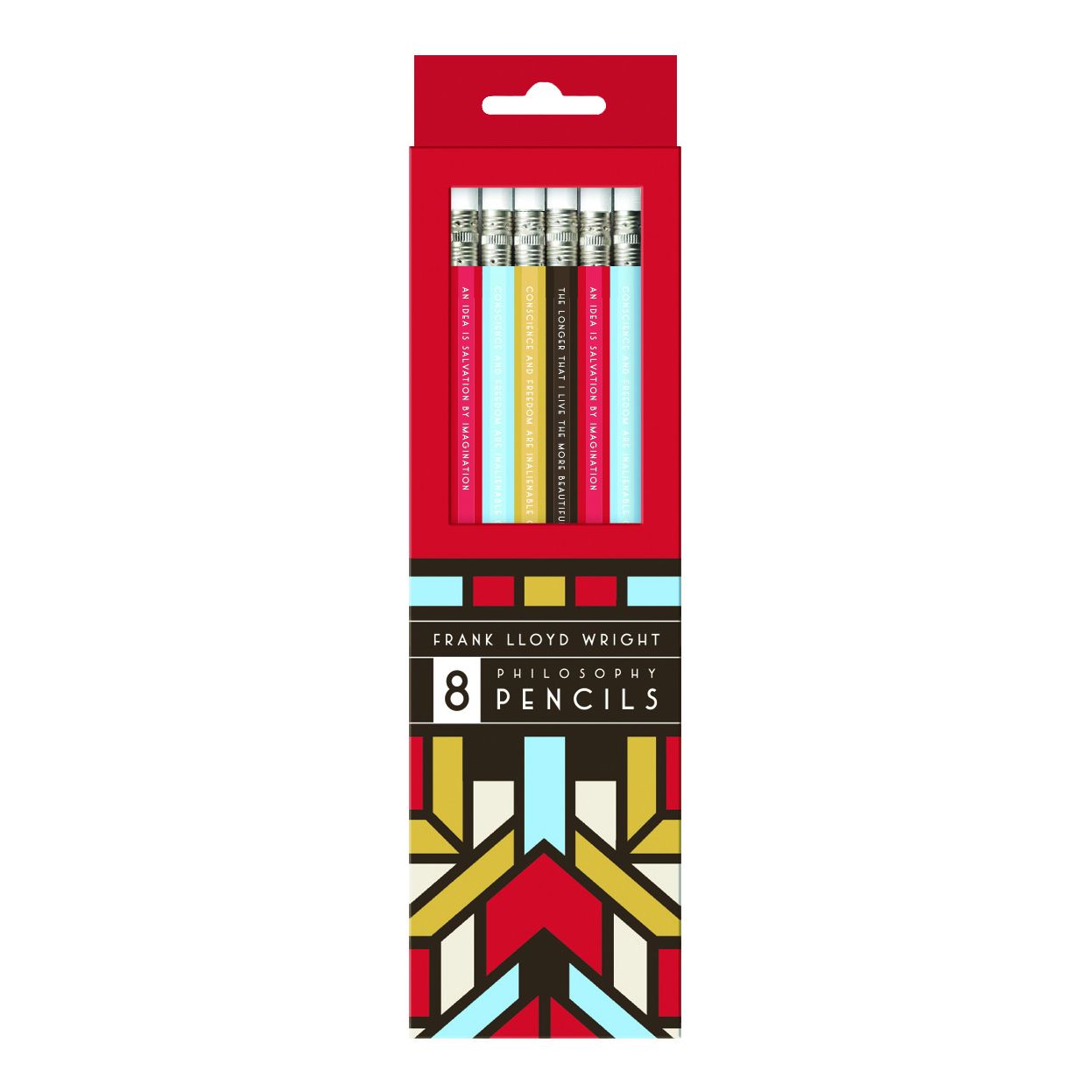 Frank Lloyd Wright Philosophy Pencil Set