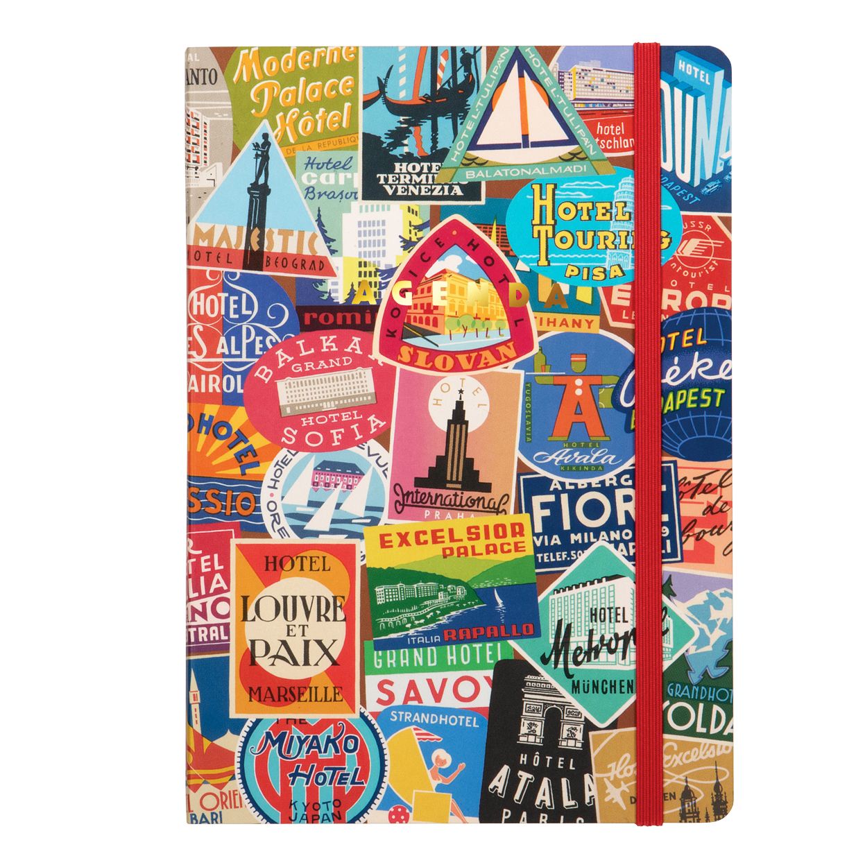 Troy Litten Vintage Travel Labels Gilded Planner