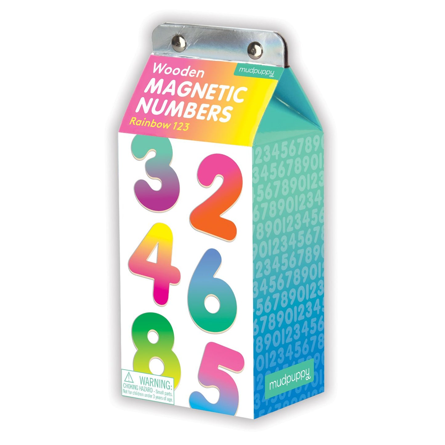 Rainbow 123 Wooden Magnetic Numbers