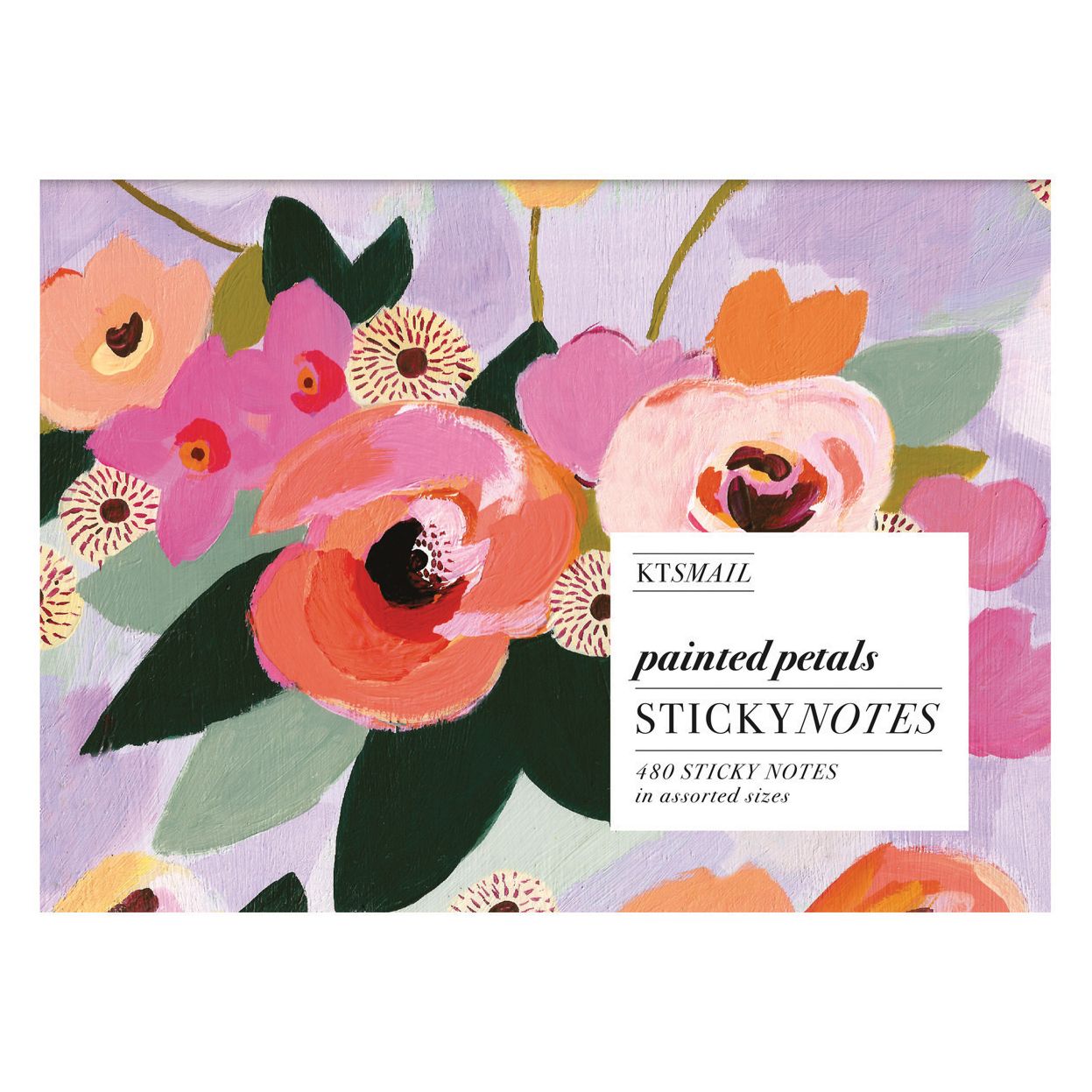 Painted Petals Sticky Notes