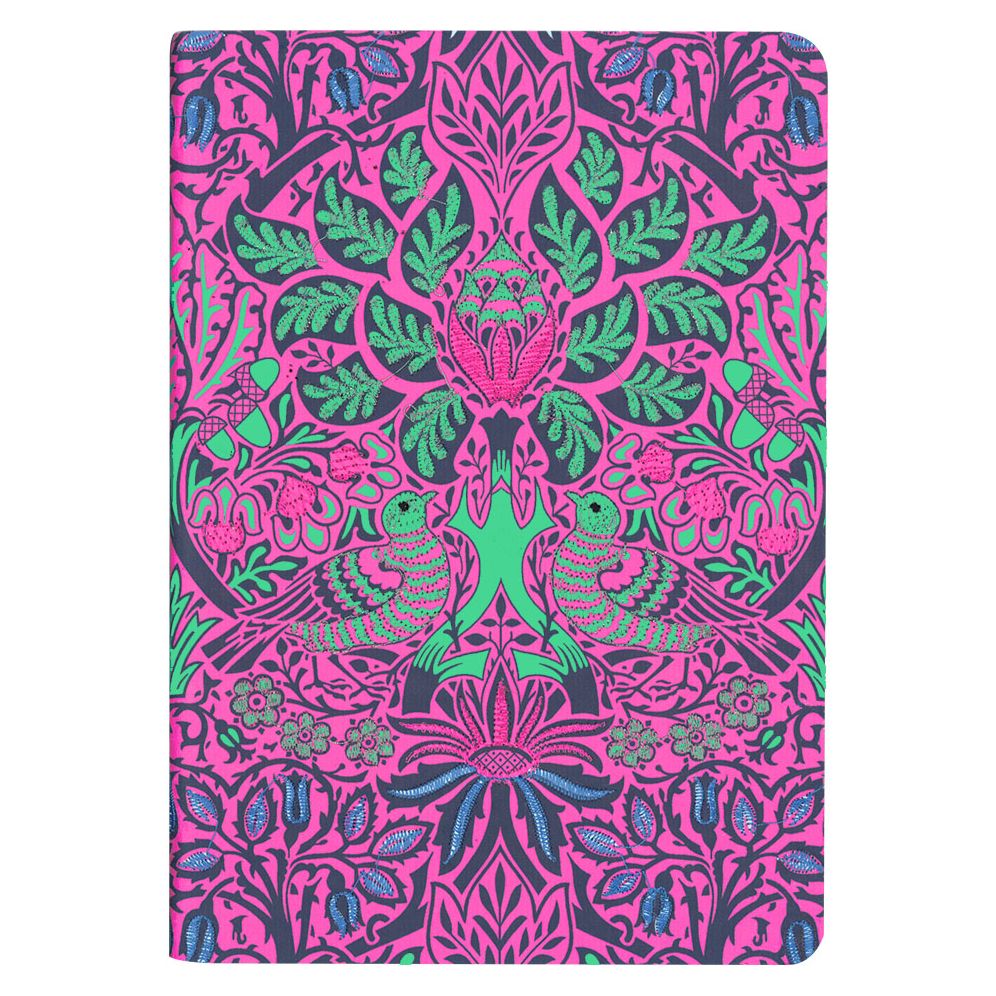 William Morris Dove & Rose Handmade Embroidered Journal