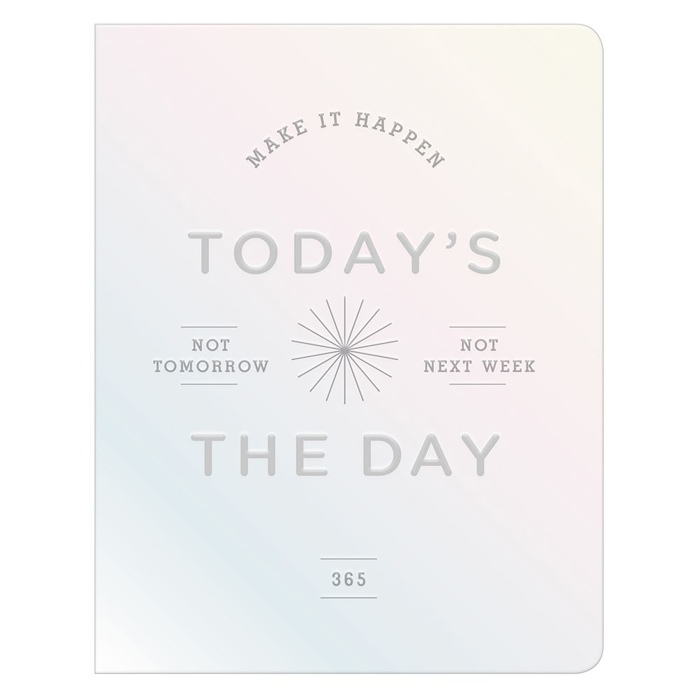 Today's the Day Holographic Deluxe Pocket Undated Planner