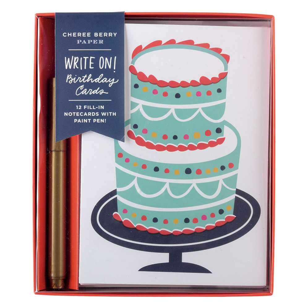 Cheree Berry Birthday Write-on Cards