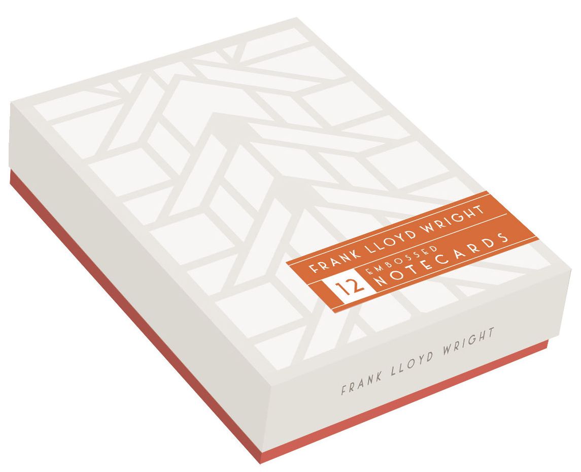 FLW Embossed Notecard set