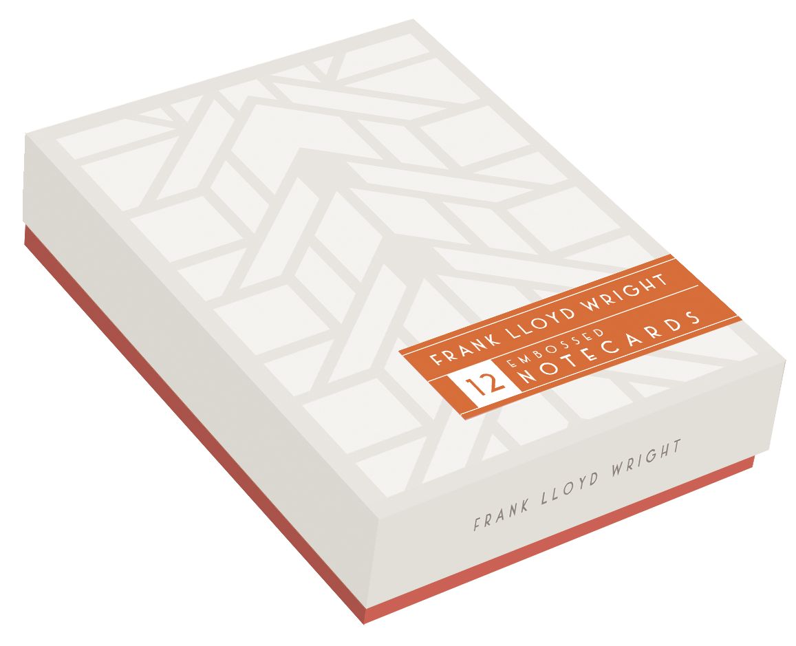 FLW Embossed Notecard set