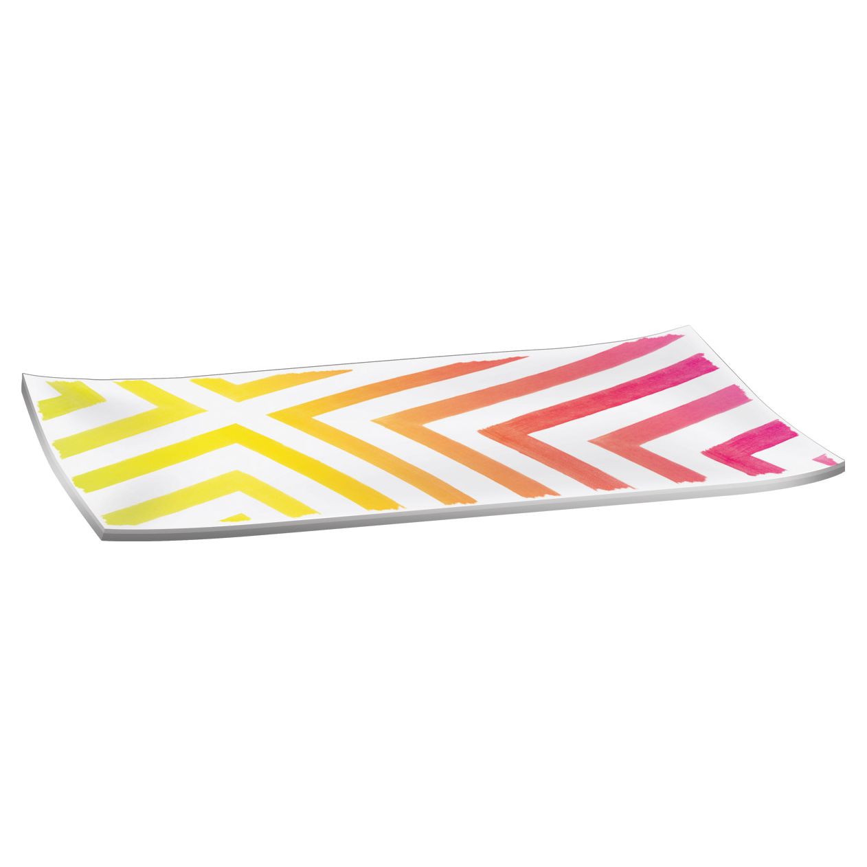 Christian LaCroix Sol y Sombra Porcelain Tray Sunset Yellow