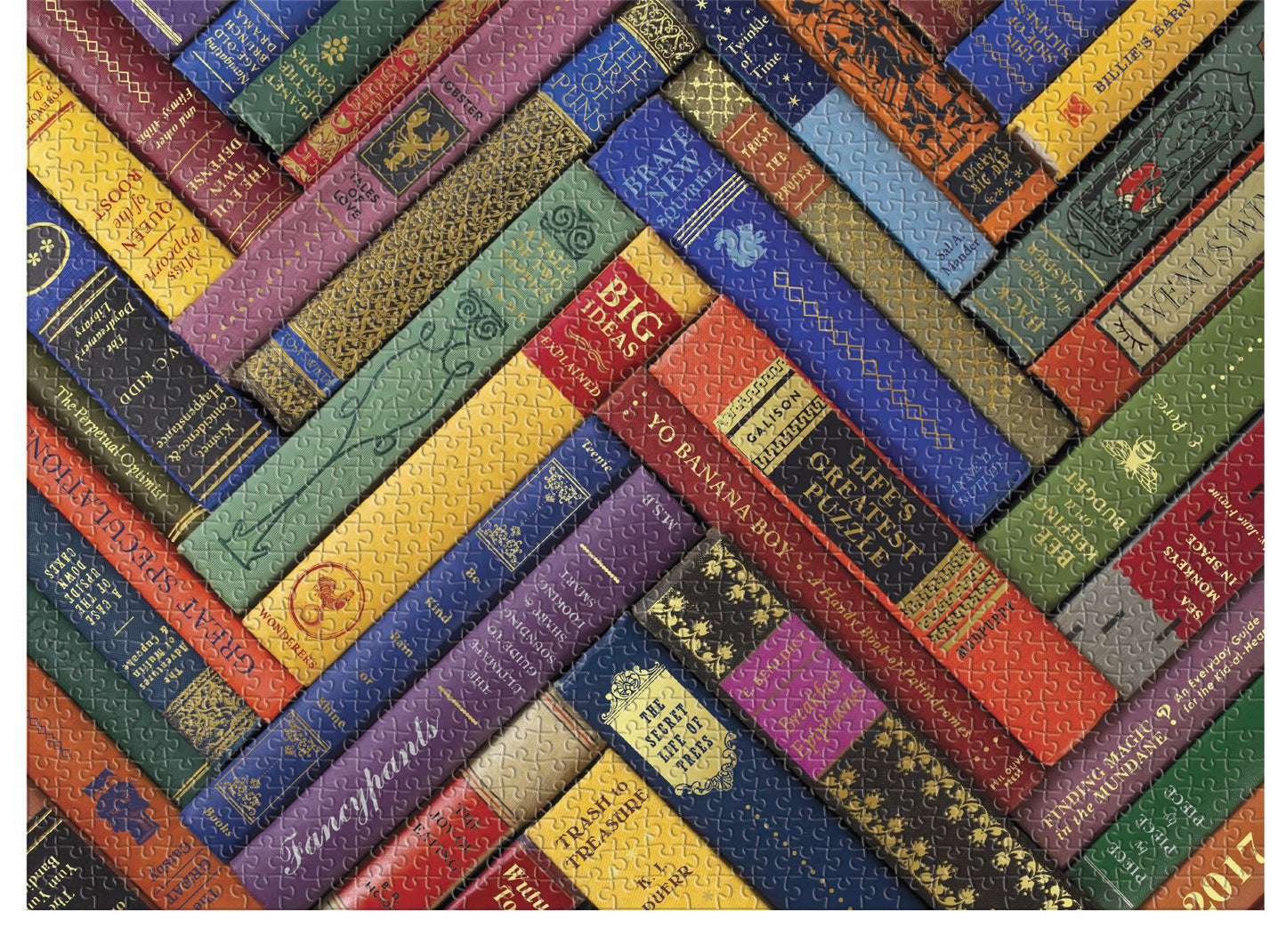 Vintage Library 1000 Pc Foil Puzzle