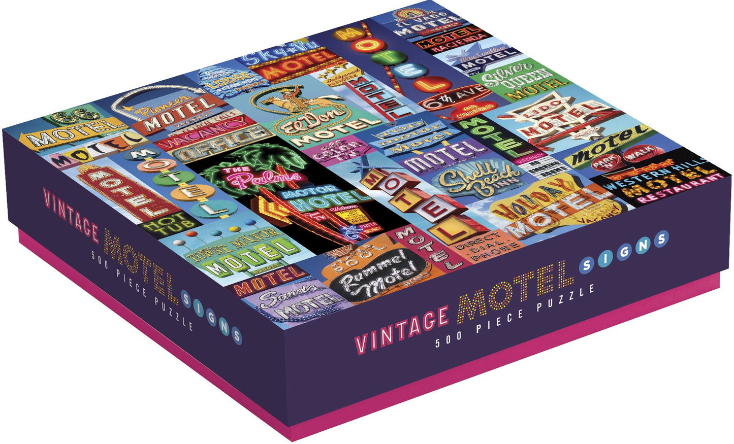 Motel Signs 500 Pc Puzzle