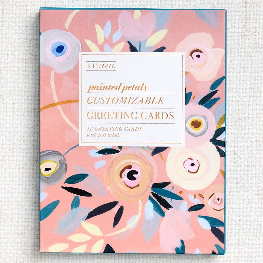 Painted Petals Customizable Cards