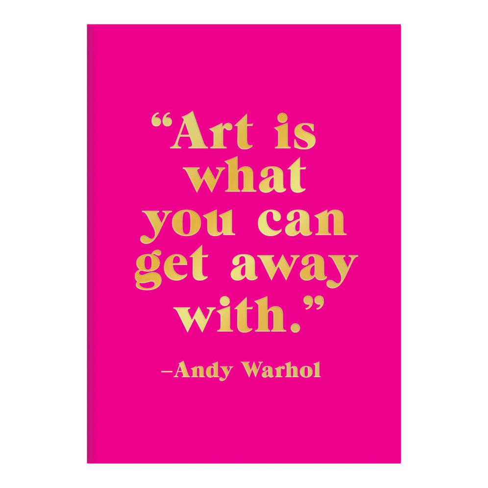 Andy Warhol Sticky Notes Hardcover Book