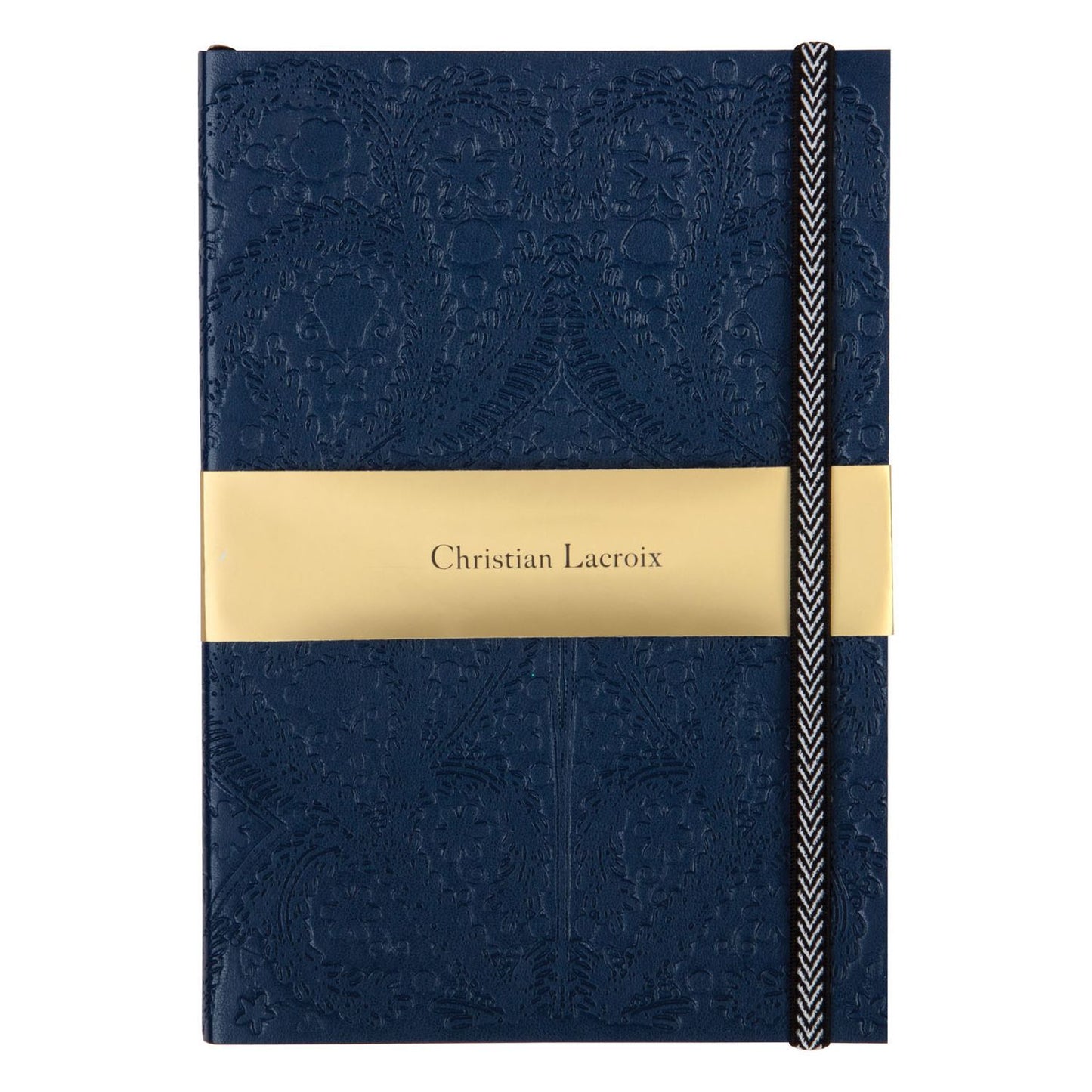 Christian Lacroix Navy Embossed Paseo A5 Notebook