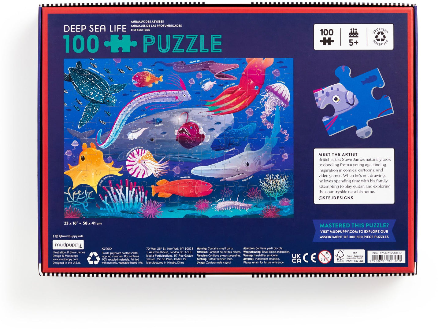 Deep Sea 100 Piece Puzzle