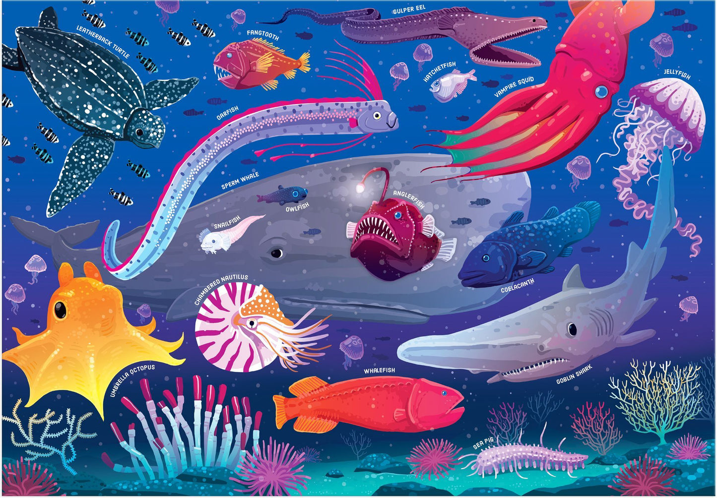 Deep Sea 100 Piece Puzzle