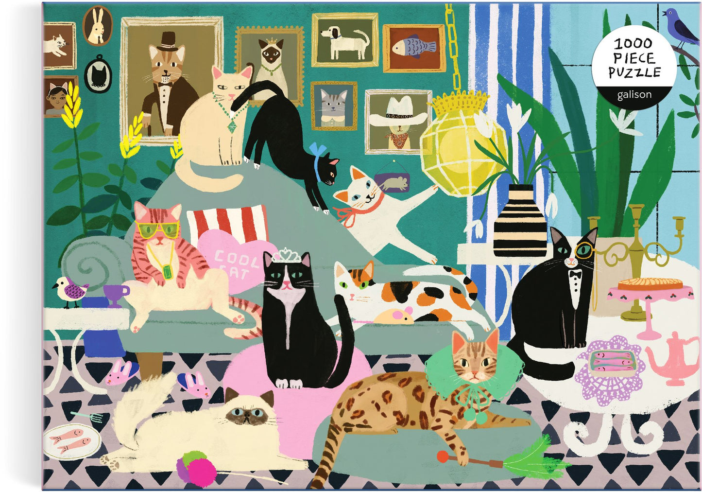 Glamour Cats 1000 Piece Puzzle