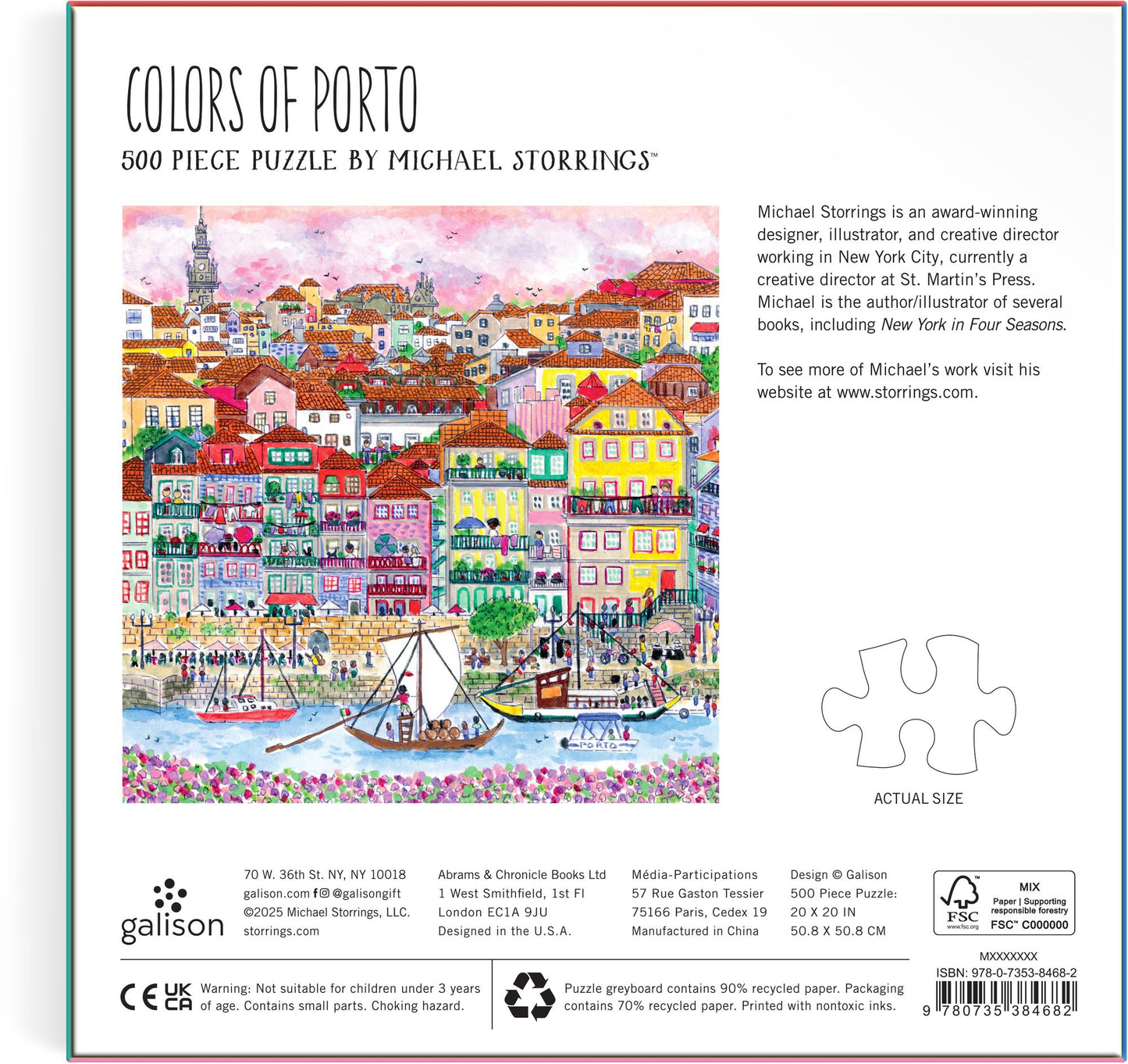 Michael Storrings Summer in Portugal 500 Piece Puzzle