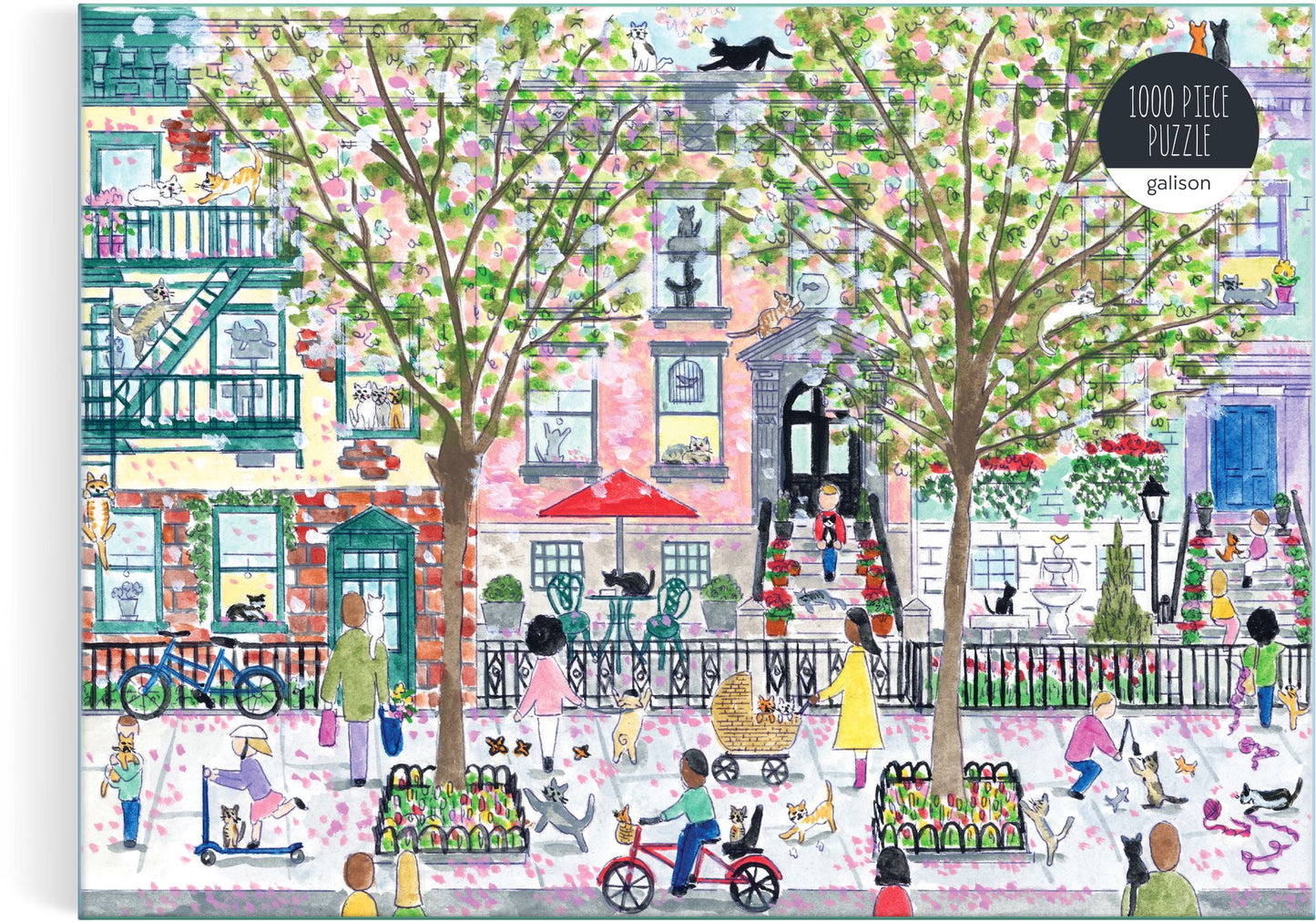 Michael Storrings Cats In The City 1000 Piece Puzzle