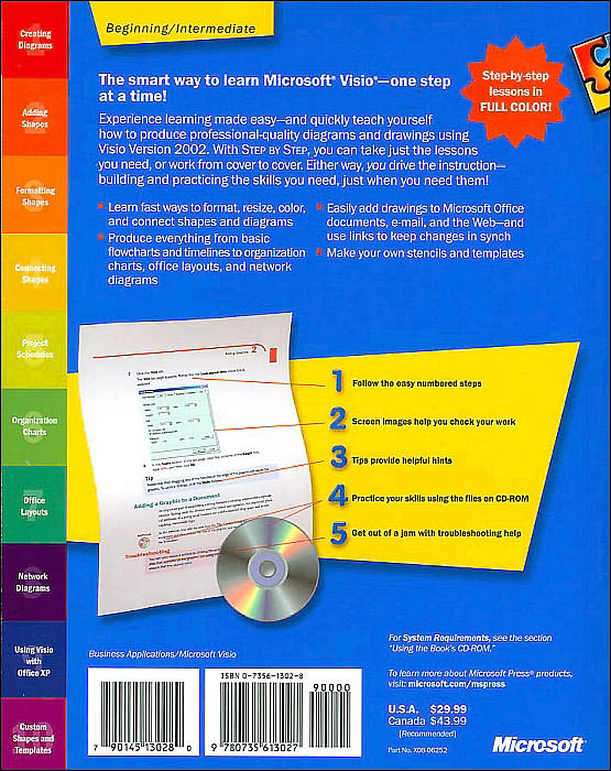 Microsoft Visio Version 2002 (Microsoft Step by Step Series)