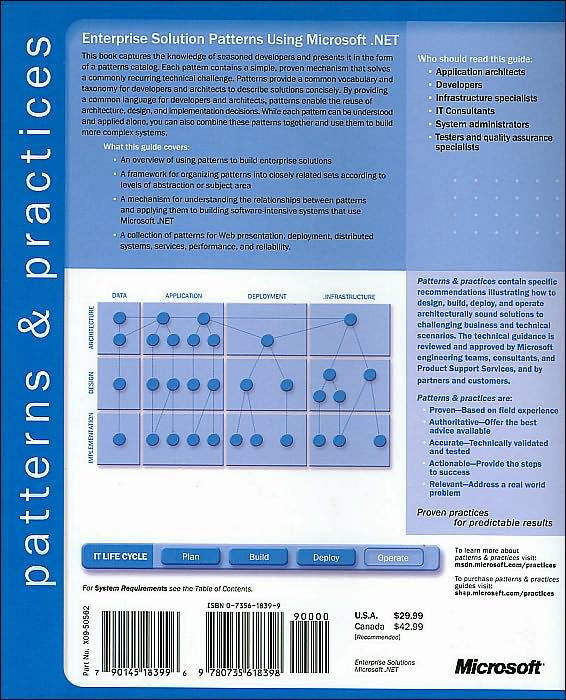 Enterprise Solution Patterns Using Microsoft.NET: Version 2.0
