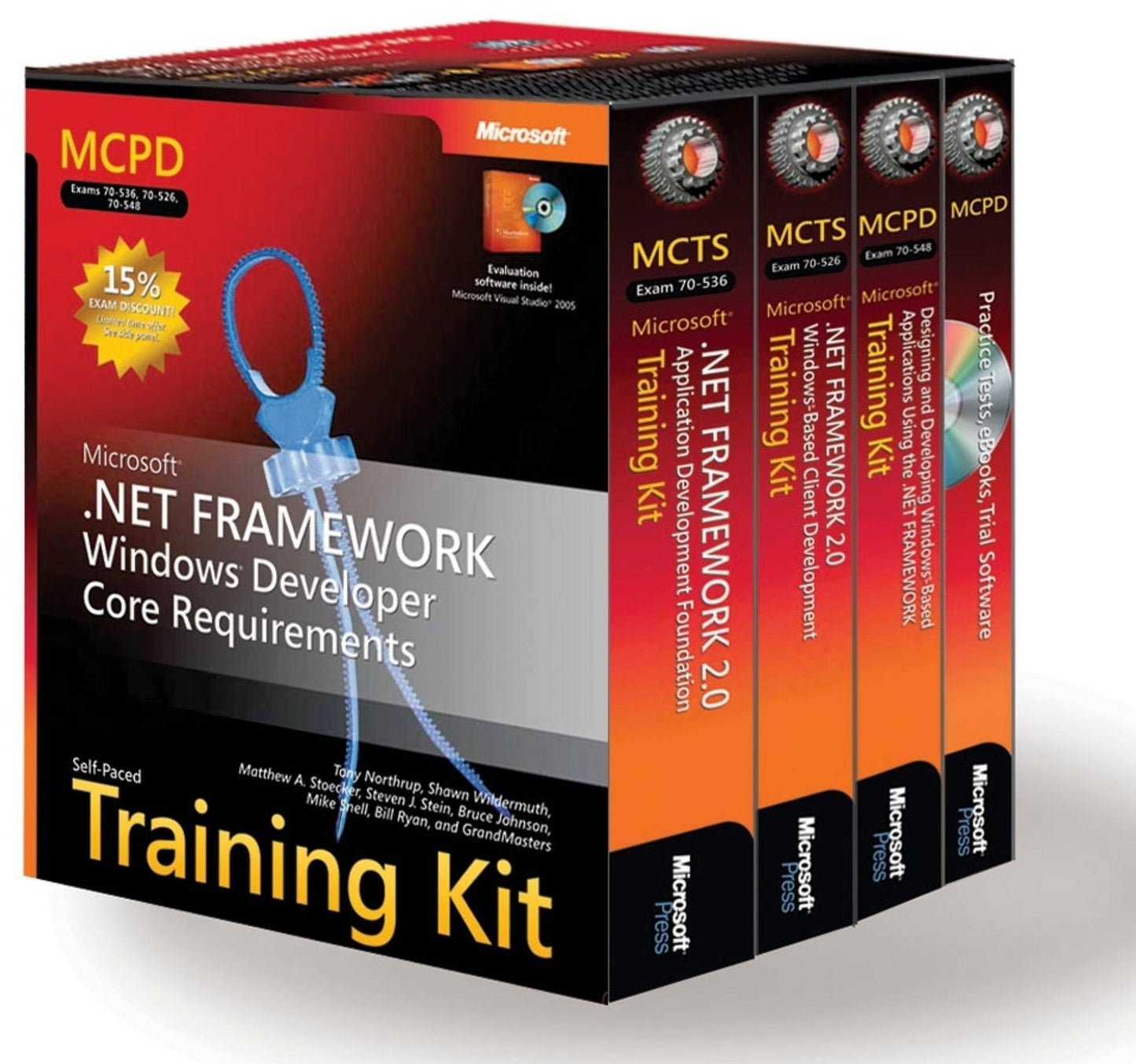 MCPD Self-Paced Training Kit (Exams 70-536, 70-526, 70-548): Microsoft .Net Framework Windows Developer Core Requirements