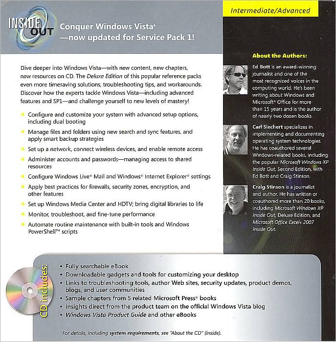 Windows Vista Inside Out Deluxe Edition