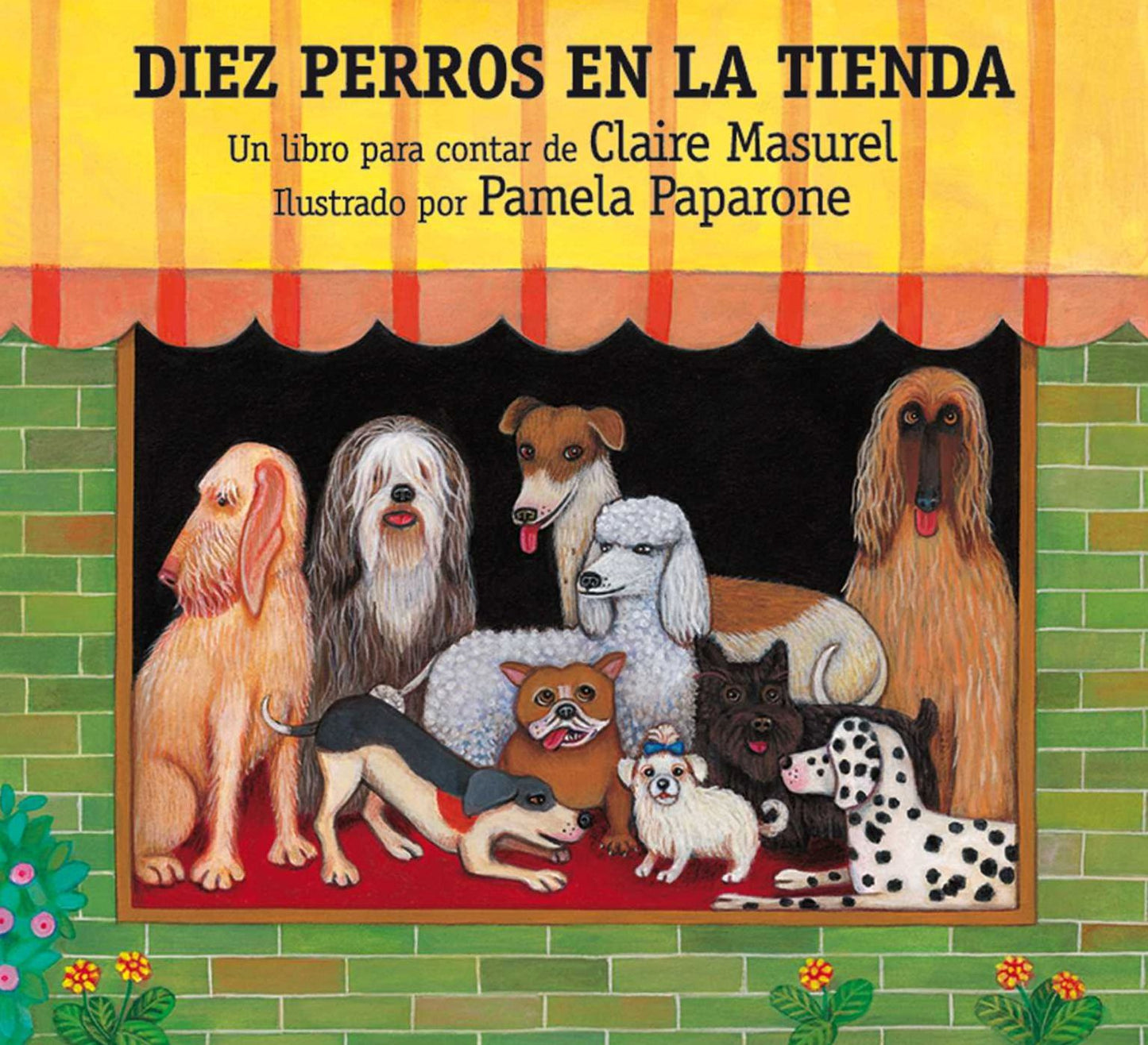 Diez Perros en la Tienda: Un Libro para Contar