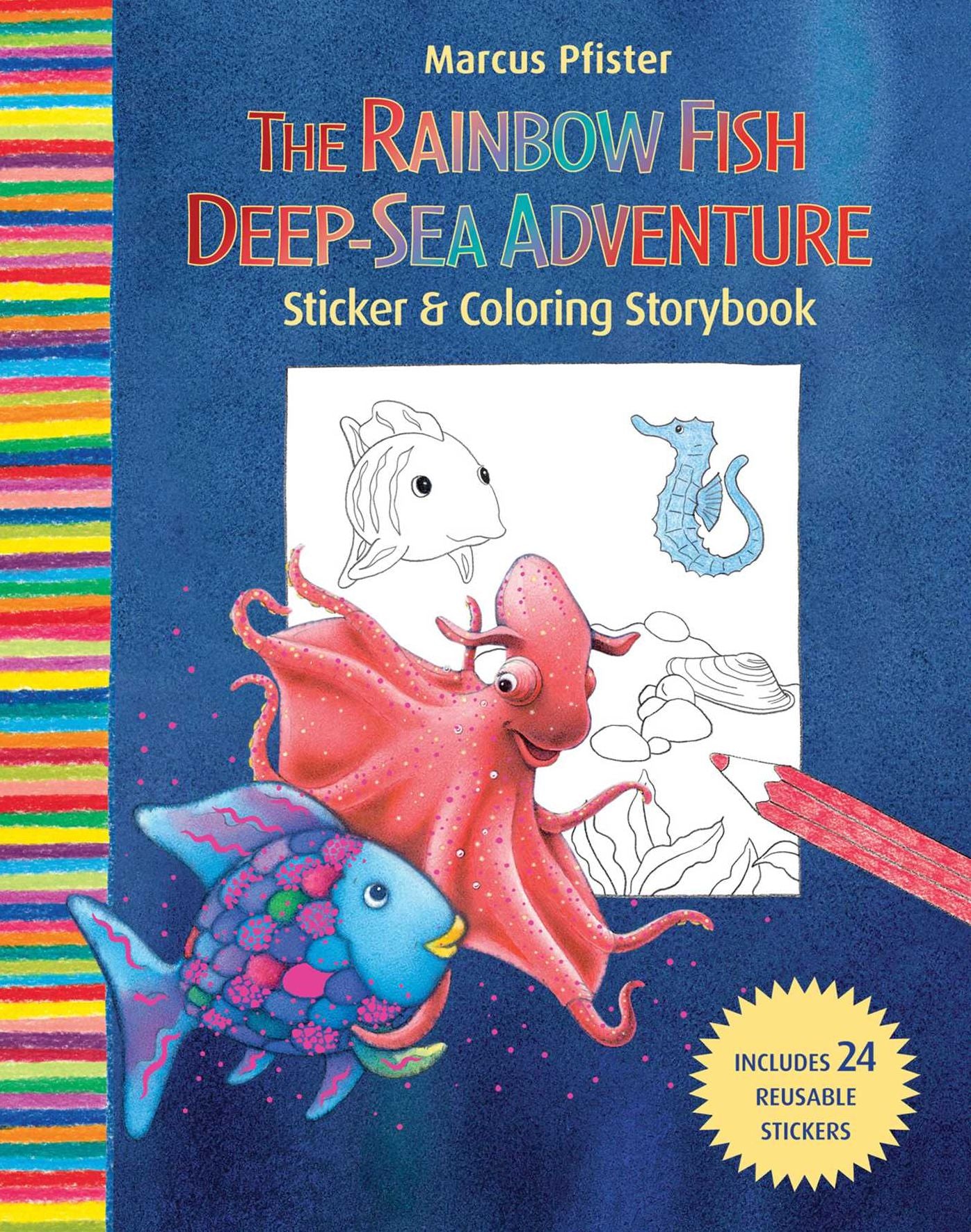 Rainbow Fish Deep Sea Adventure Sticker and Coloring Storybook