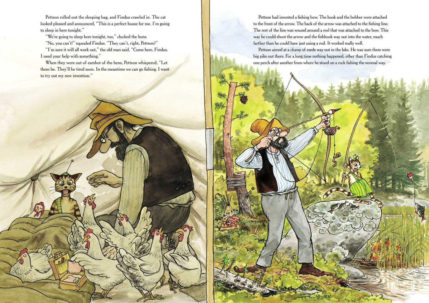 The Camping Trip: The Adventures of Pettson & Findus