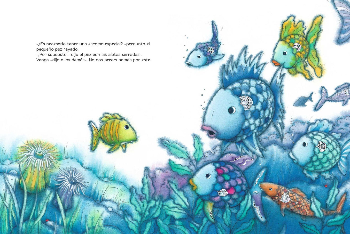 ï¿½El Pez Arco Iris al rescate!: (Spanish Edition)