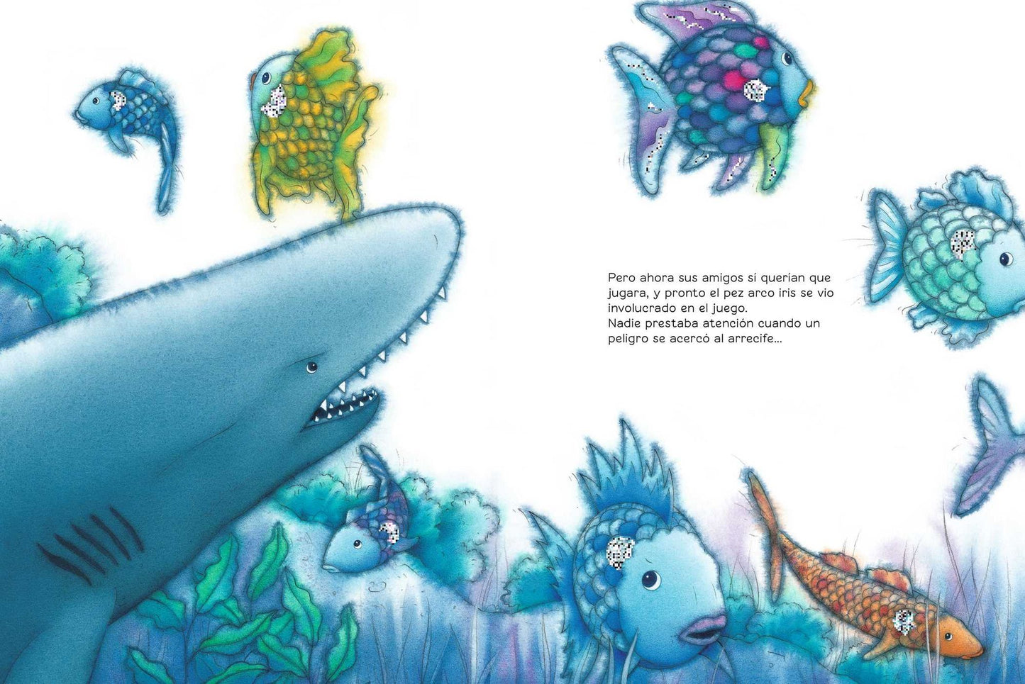 ï¿½El Pez Arco Iris al rescate!: (Spanish Edition)